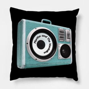 a radio 60s with sticker Martha and The Vandellas Pillow