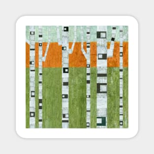 Spring Birches Magnet