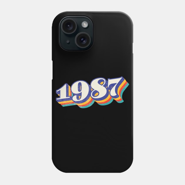 1987 Birthday Year Phone Case by Vin Zzep