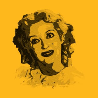 Bette Davis - Simple Engraved T-Shirt