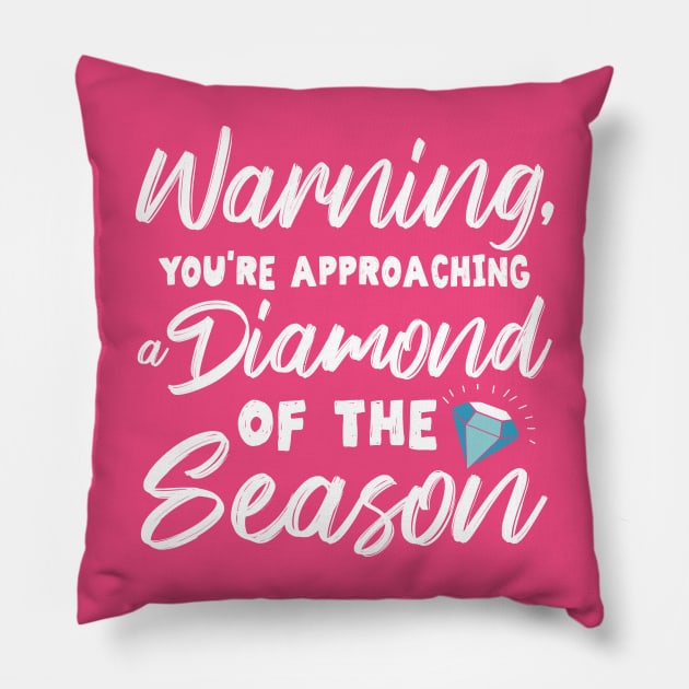 Diamond of the Season Pillow by KsuAnn