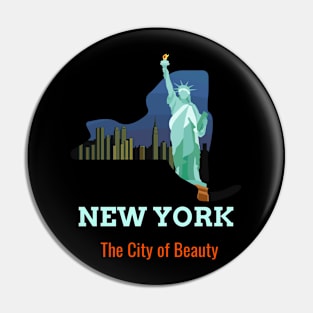 New York city of beauty Pin