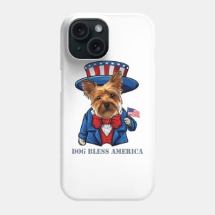 Yorkshire Terrier Dog Bless You Phone Case