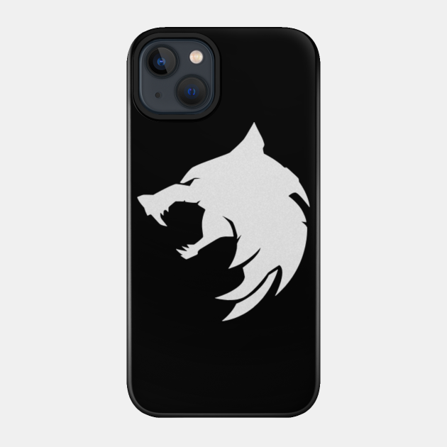 White Wolf Emblem - The Witcher - Phone Case