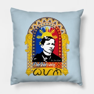 Dr. Jose Rizal Baybayin word Bayani (Hero) Pillow