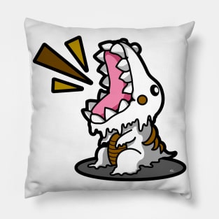 SM3GMASAURUS REX WHITE (BROWN) Pillow