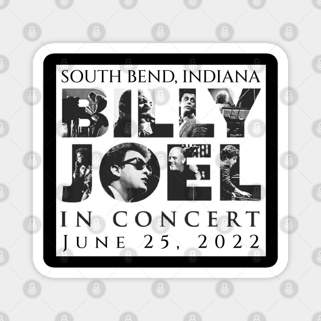 BILLY JOEL Concert South Bend, IN Magnet by David Hurd Designs