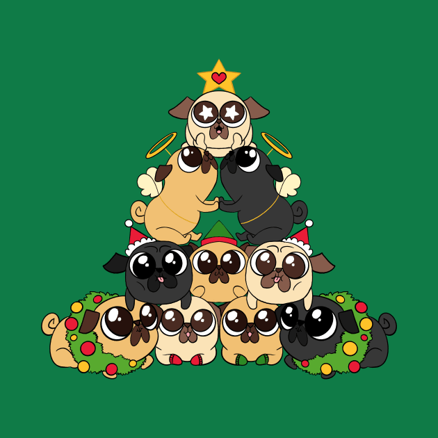 Merry Pugmas by SaganPie