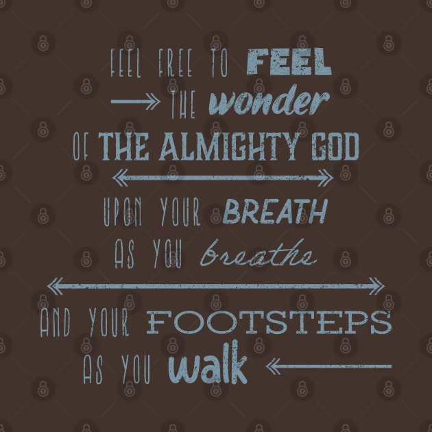 Uplifting Christian Quote Typography by Commykaze