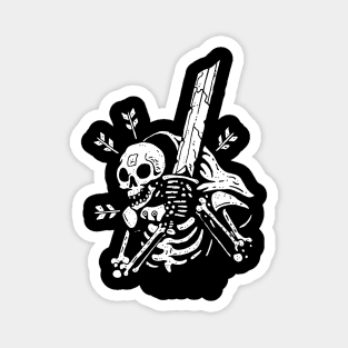 WARRIOR SKELLY Magnet