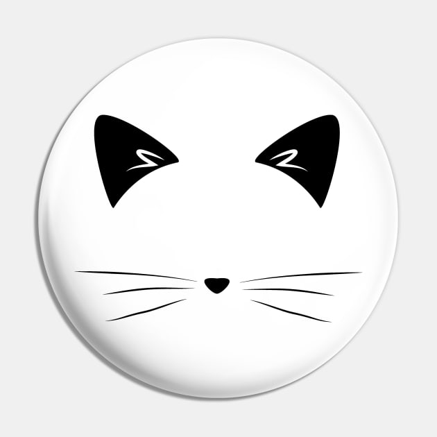 Cute cat Pin by YourStyleB