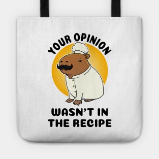 Your opinion wasn't in the recipe Capybara Chef Tote