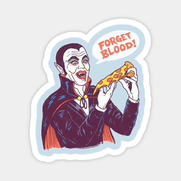 Vampizza Magnet by Hillary White Rabbit