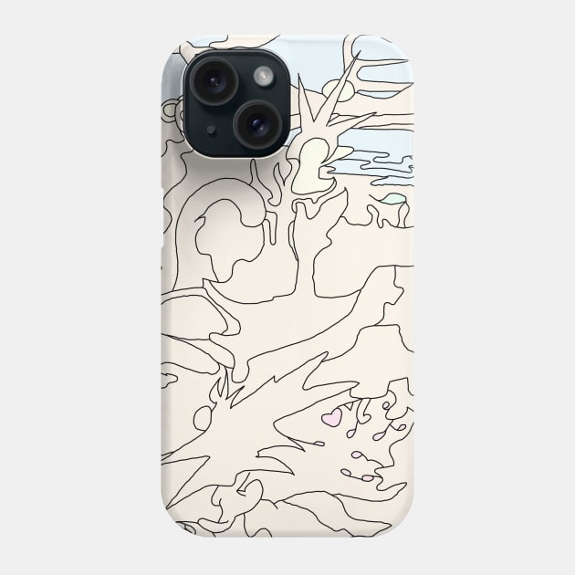 Deserted Desert  - Colored Phone Case by Walking Fox Designs