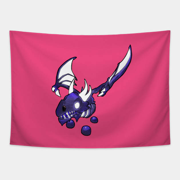 Shadow Dragon Roblox Tapestry Teepublic - shadow character roblox