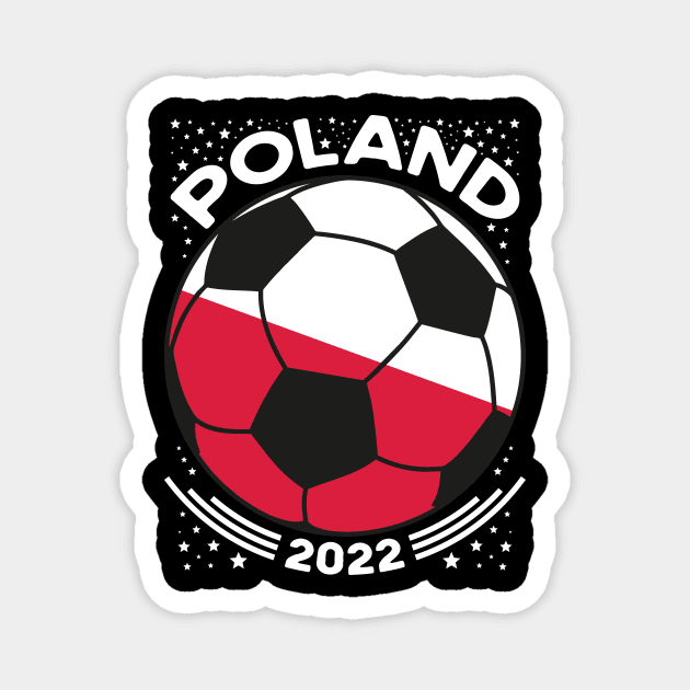 Poland Flag Soccer Football Team Magnet by mcoshop