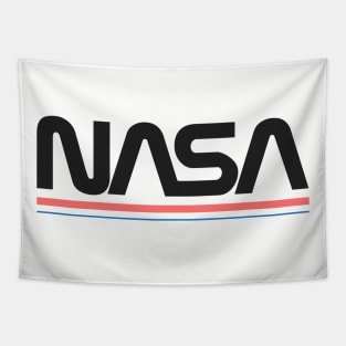 nasa, nasa logo, nasa worm logo, retro nasa Tapestry