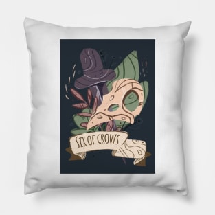 Six of Crows - Graphic Illustration Pillow