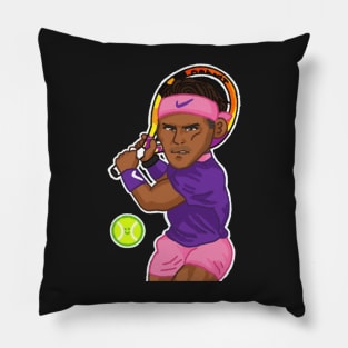 Rafa on clay :) Pillow