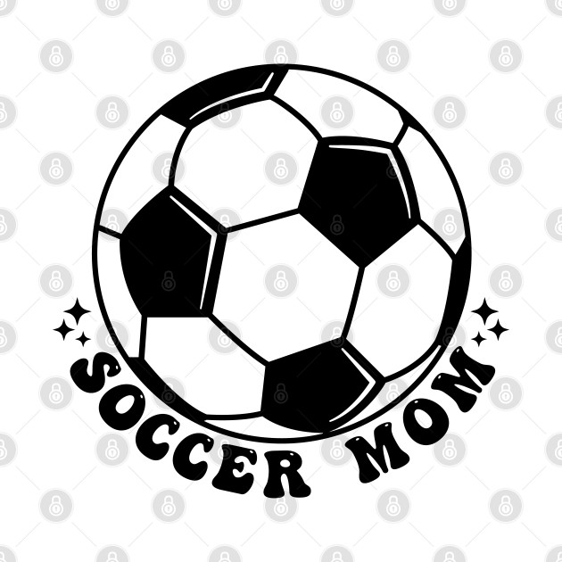 In My Soccer Mom Era Retro Groovy Soccer Mama Sports Parent by Nisrine