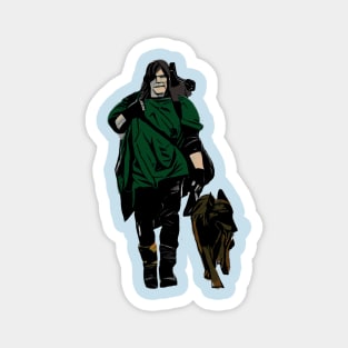 daryl dixen and dog Magnet