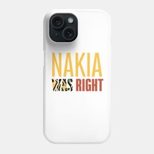 Nakia was right - short pattern Phone Case