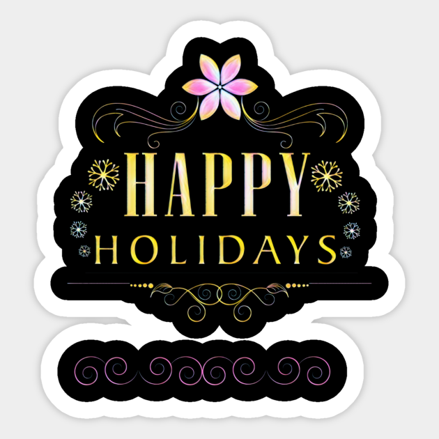 HAPPY HOLIDAYS - Happy Holidays - Sticker
