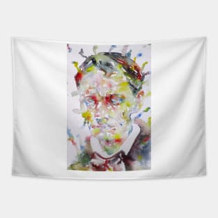 CHARLES BAUDELAIRE - watercolor portrait .2 Tapestry