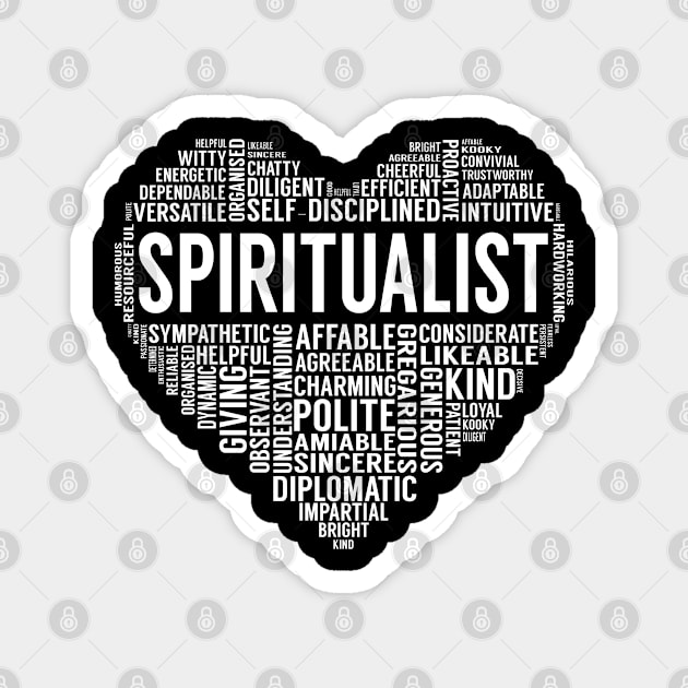 Spiritualist Heart Magnet by LotusTee