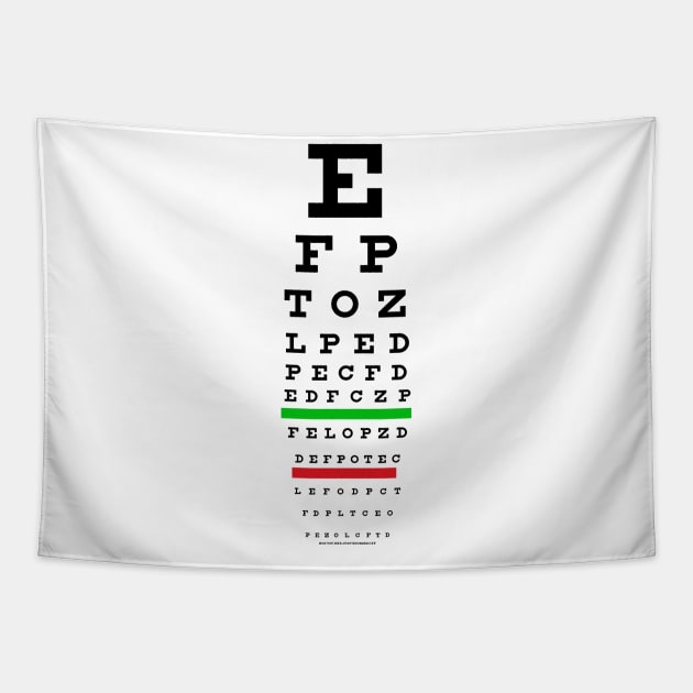 Eye Can Read It All Tapestry by LefTEE Designs