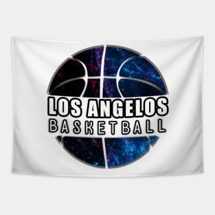 Los Angelos Basketball - Sports City Fan - Cosmic Abstract Tapestry