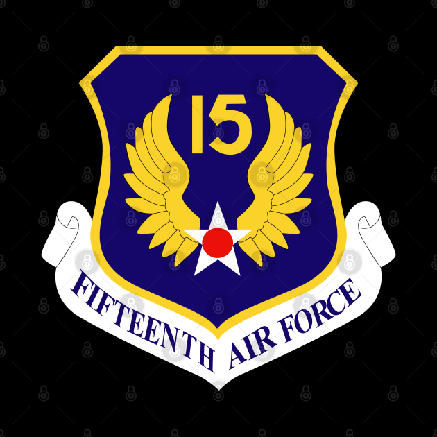 USAF - 15th Air Force Shield by twix123844