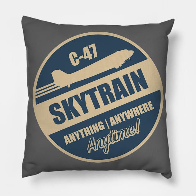 C-47 Skytrain Pillow by TCP