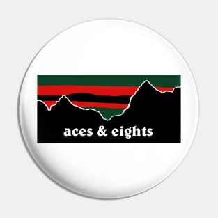 Aces & Eights Afghanistan Landscape Pin