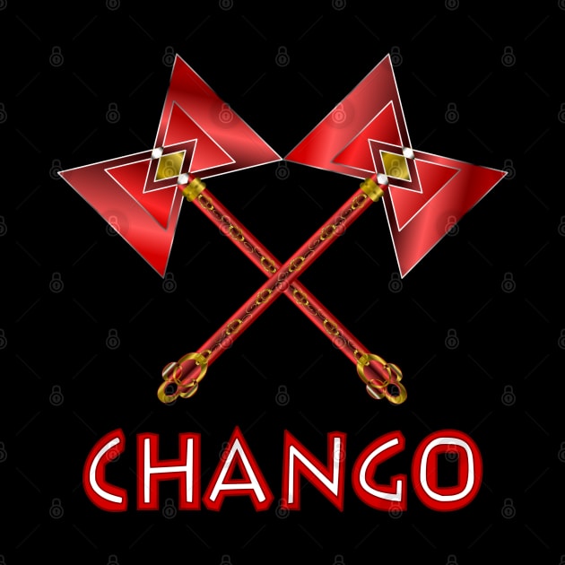 Chango Monogram w Dual Thunder Axe by geodesyn