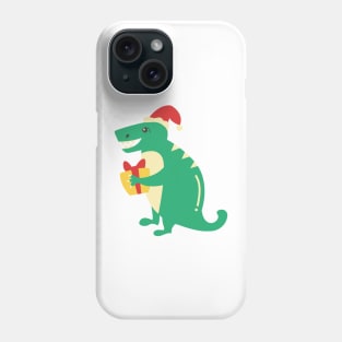 Christmas T-rex Phone Case