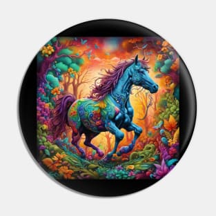 VIBRANT VISIONS (HORSE) Pin