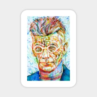 SAMUEL BECKETT colored pens portrait Magnet