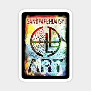 Sandpaperdaisy ART logo grunge skater graffiti Magnet