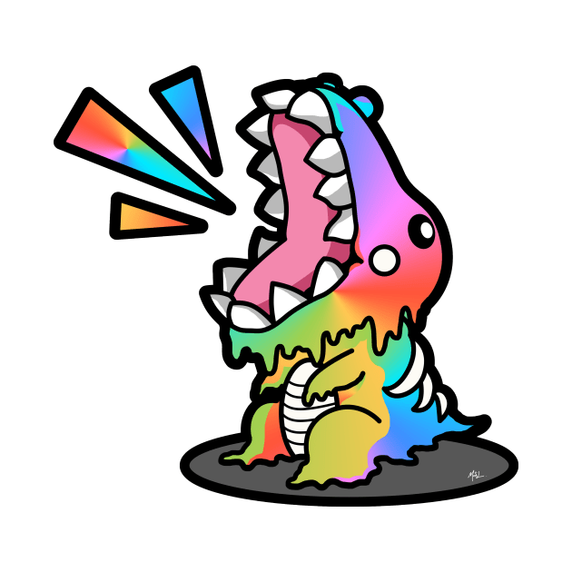 SM3GMASAURUS REX RAINBOW by KnavishApparel