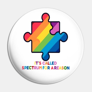 Spectrum For A Reason: Mind Body Balance Pin