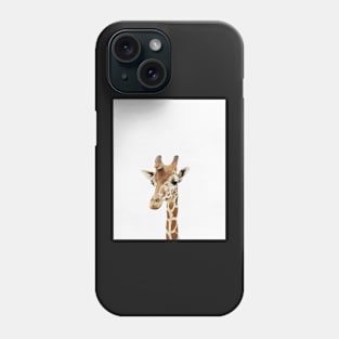 Baby Giraffe, Nursery, Animal, Kids room, Modern art, Wall decor Phone Case