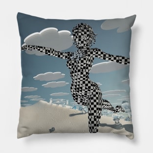 Chess game grace Pillow