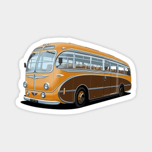 1952 AEC Regal Coach in orange and brown Magnet