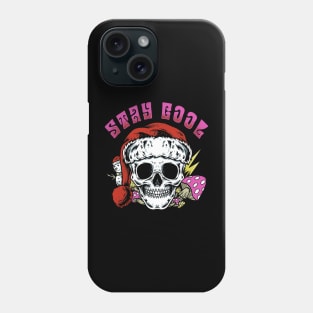 STAY COOL XMAS SKULL Phone Case