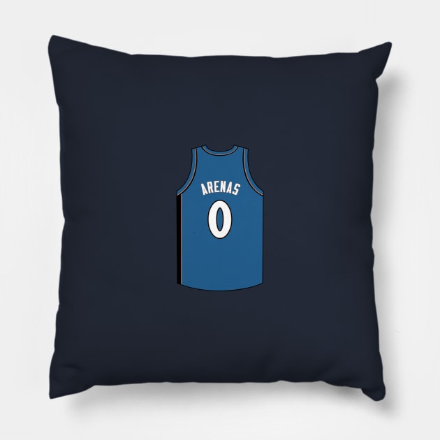 Gilbert Arenas Washington Jersey Qiangy Pillow by qiangdade