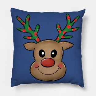 christmas reindeer Pillow