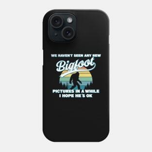 Funny Bigfoot Phone Case