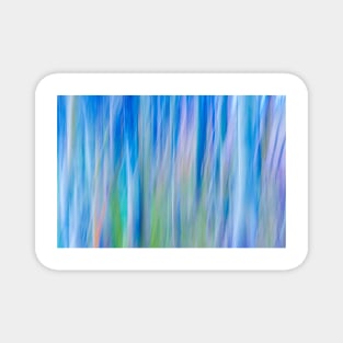 Springtime Aspen Forest Abstract Magnet