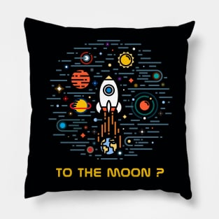 To the moon ? Pillow